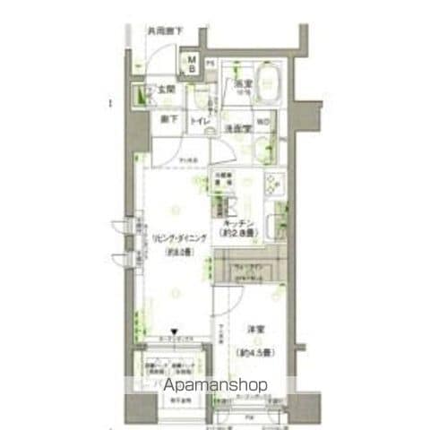 TーANGLEの間取り写真