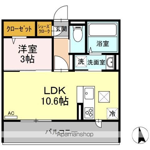 ラシュレの間取り写真