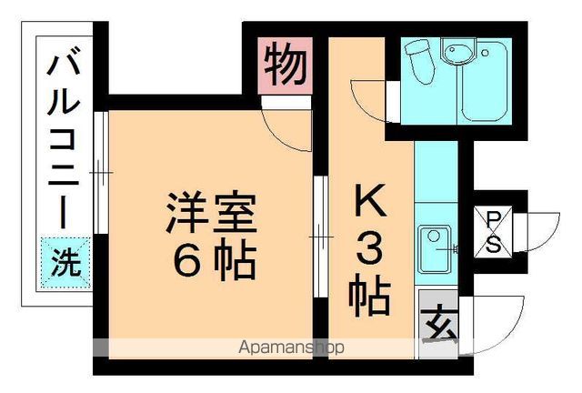 ルームヒルズ西都賀の間取り写真