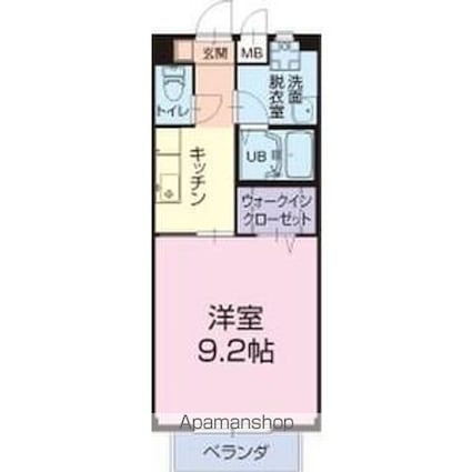 ｌｉｖｅ　ａｄｏｎｉｓーⅡ[1K/30.94m2]の間取図