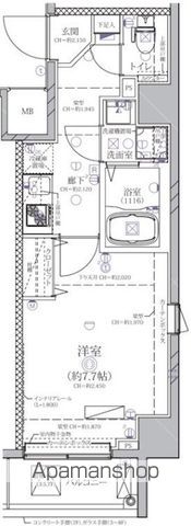 【ディアレイシャス押上桜橋の間取り】