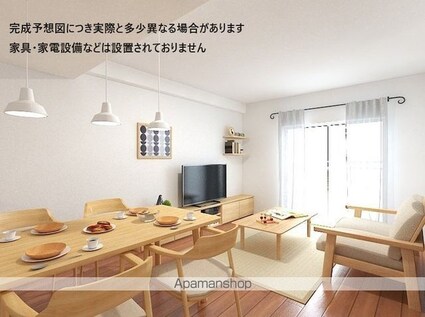 （仮）ＤーＲＯＯＭ木町通一丁目[2LDK/60.45m2]のリビング・居間