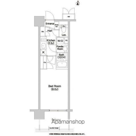 コンフォリア大島 803 ｜ 東京都江東区大島４丁目8-10（賃貸マンション1K・8階・25.52㎡） その2