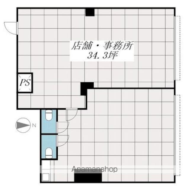 シティガーデン堀止[店舗/113.49m2]の間取図