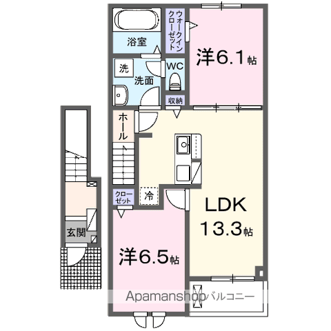 グラースKIIIの間取り写真