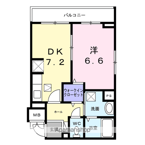 LES AILESレゼルの間取り写真