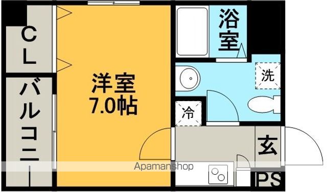 アイセレブ大博通りの間取り