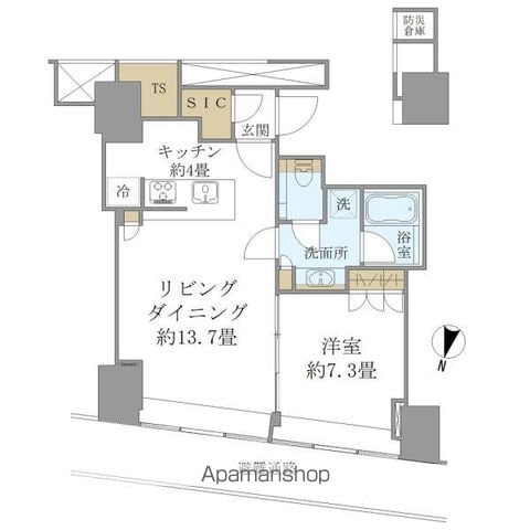 同じ建物の物件間取り写真 - ID:227085478010