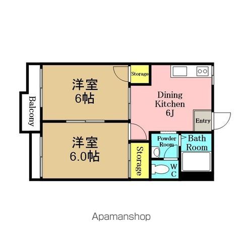アベニュー前上の間取り写真