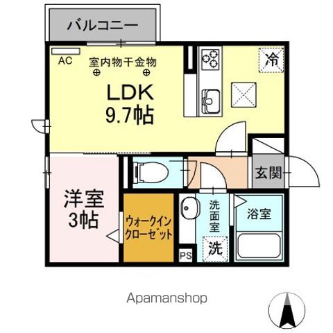キャトルセゾン桜館の間取り写真
