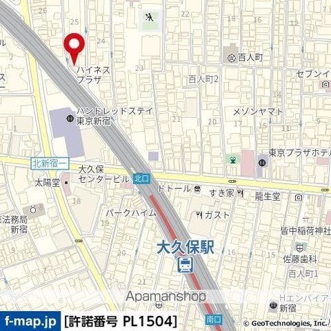 ハイネスプラザ新宿５ 105 ｜ 東京都新宿区百人町２丁目25-1（賃貸マンション1R・1階・20.70㎡） その7