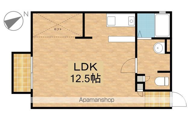 東海道本線 鷲津駅 徒歩10分 2階建 築20年の間取り写真