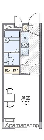 レオパレスコンフォート翠松の間取り写真