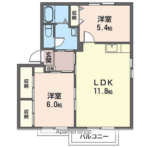 サンモールヨシダの間取り写真
