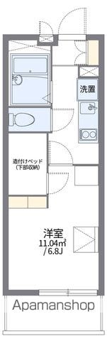 レオパレスシティーCの間取り写真