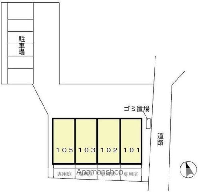 ワグネル　ペレイラ　カルドーゾ[3LDK/81.72m2]の配置図