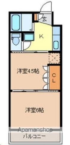 イーグルハイツ錦町の間取り写真