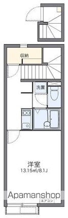 レオネクストハイツ忘れな草[1K/28.02m2]の間取図