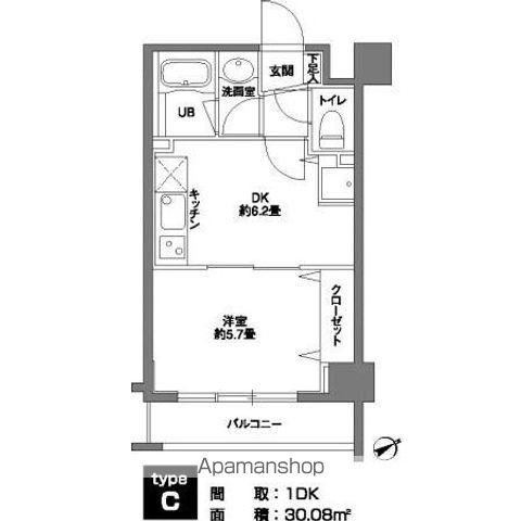 カスタリア浅草橋の間取り