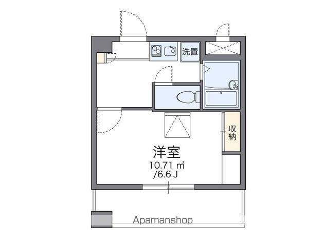 レオパレスアストラーレ茶屋町東の間取り写真