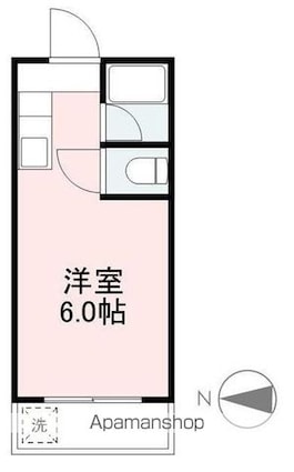 マイライフ鬼無[1R/15.66m2]の間取図