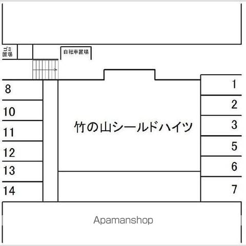 竹の山シールドハイツの内装写真
