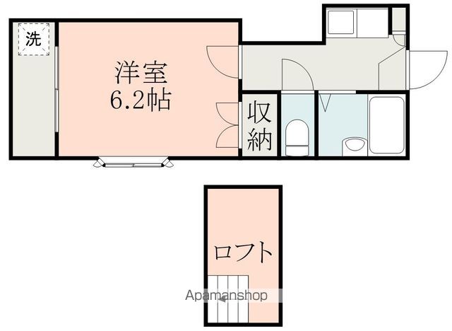 NICE帯山B棟の間取り写真