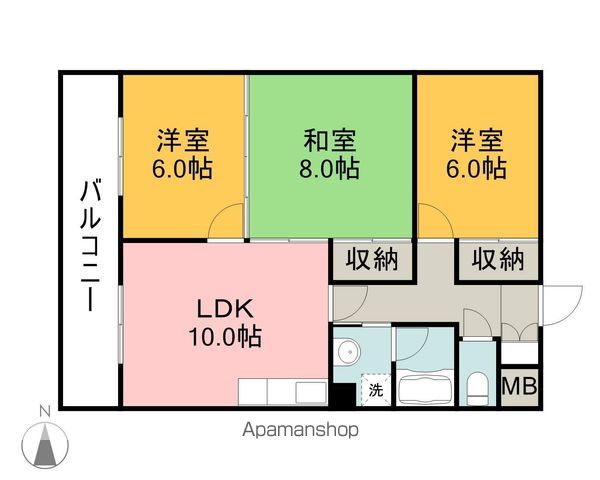 クレール井口の間取り写真