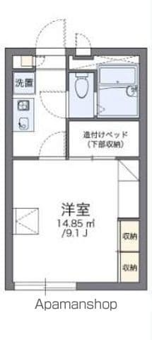 レオパレスエントラレの間取り写真