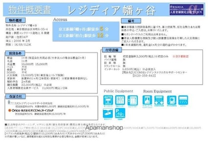 レジディア幡ヶ谷[1K/29.7m2]のその他内装1