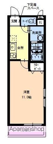 【和歌山市二筋目のアパートの間取り】