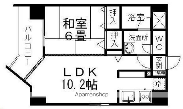 カルロ北目の間取り写真