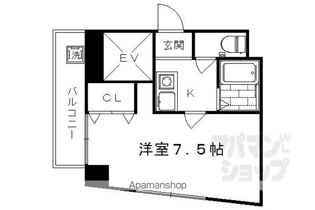 アルティスタ丸太町の間取り写真
