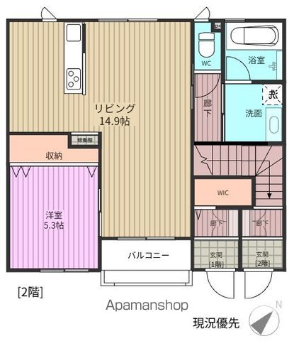 春日町浦上アパートの間取り写真