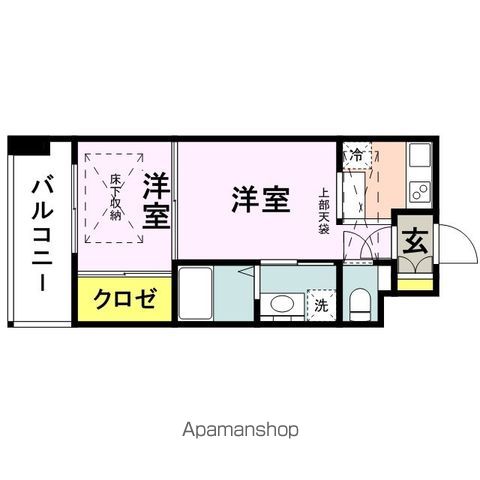 エステートモア天神の間取り写真