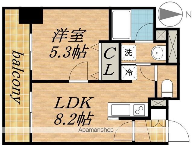 プライヴェル山鼻 壱番館の間取り写真