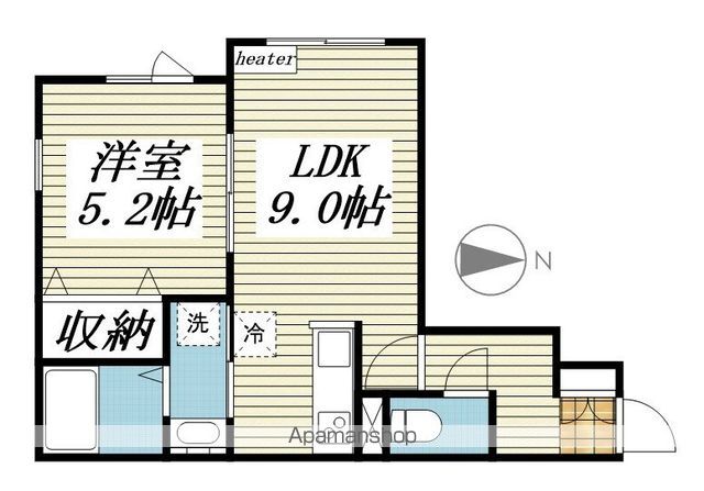 SAPHIR信濃の間取り写真