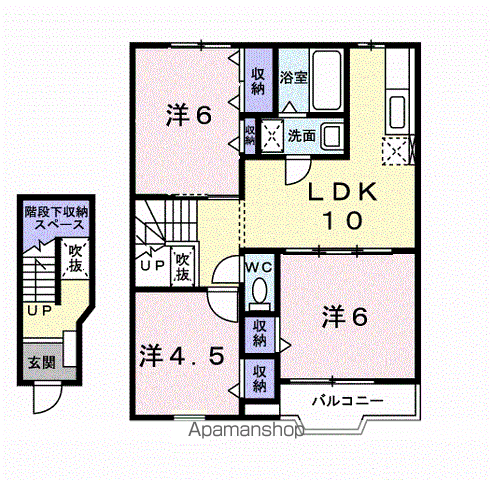 ファミ ルFUJI Bの間取り写真