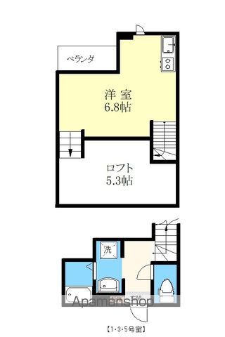 GLAD東本町 EASTの間取り写真