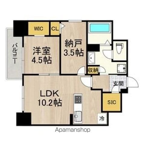 ルフォンプログレ新町の間取り写真