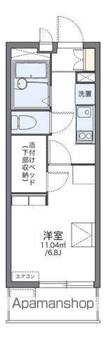 レオパレスヒルトップ 壱番館の間取り写真