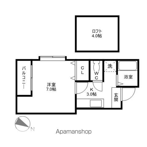 ポラリス住吉 101 ｜ 福岡県福岡市博多区住吉５丁目16-19（賃貸アパート1K・1階・20.11㎡） その2