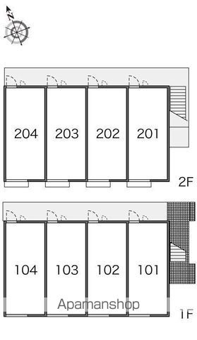 レオパレス香椎駅前 204 ｜ 福岡県福岡市東区香椎駅前３丁目30-20（賃貸アパート1K・2階・23.18㎡） その23