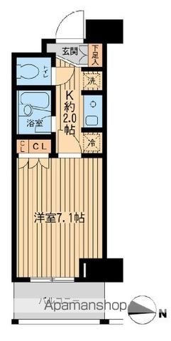 エコロジー東陽町プロセンチュリーの間取り写真