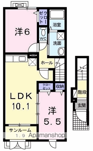 LE・SENATBの間取り写真