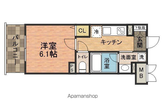 カルム海神の間取り写真