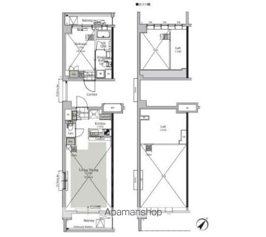 【パークキューブ西ヶ原ステージの間取り】