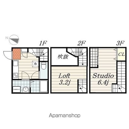 ＬＵＴＥＬＬＡ[1K/28.22m2]の間取図