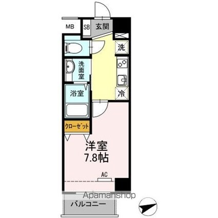 ＰＬＵＭ　ＶＩＬＬＡＧＥ[1K/28.14m2]の間取図