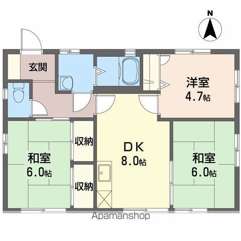 リバーライフ三井 D棟の間取り写真